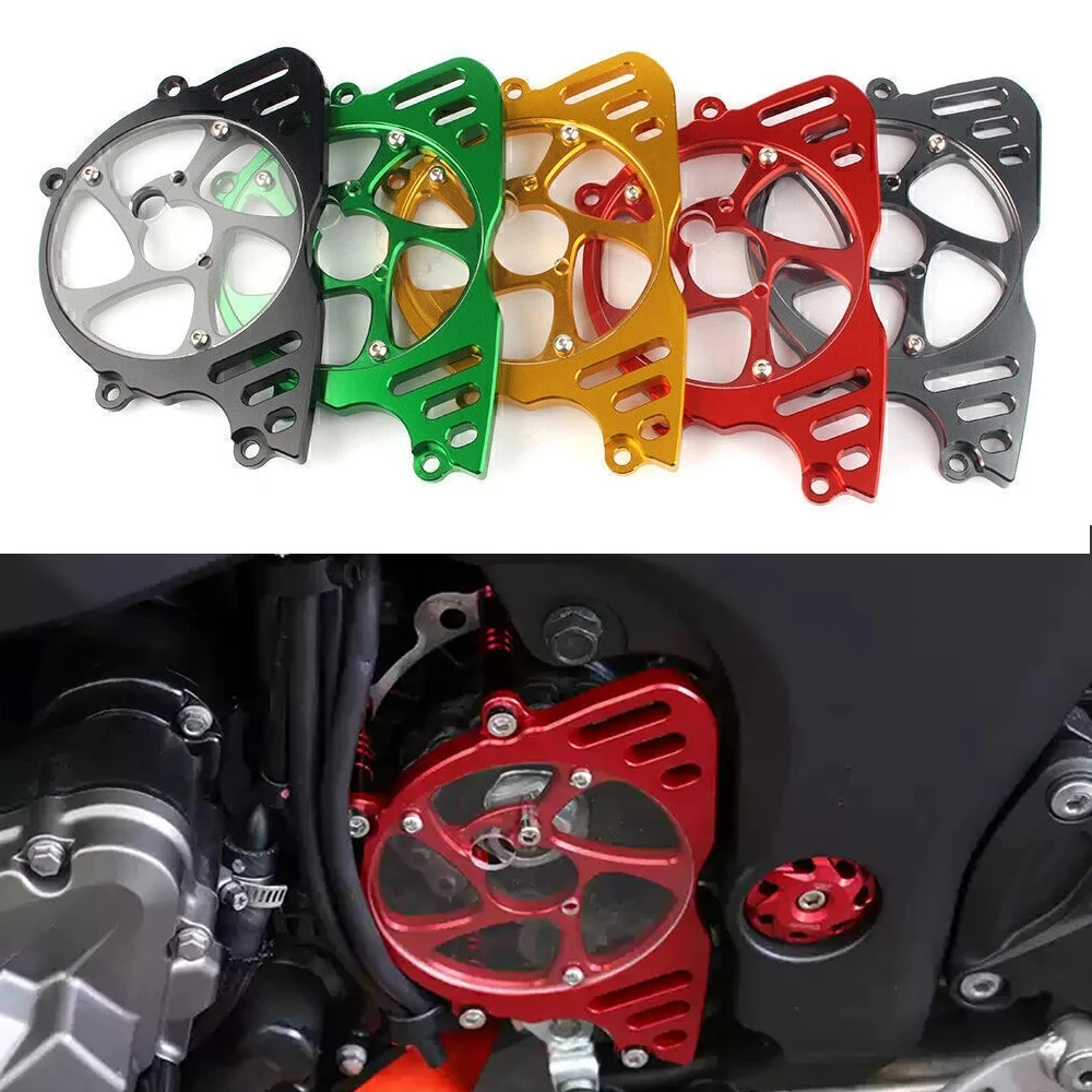 Motorrad-Kettenrad-Kettenabdeckung, Schutz aus Aluminium, passend für Kawasaki Z1000 2010–2017