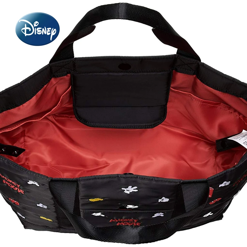 Disney Mickey New Diaper Bag Handbag Luxury Brand Original Baby Diaper Bag Cartoon Large Capacity Diaper Shoulder Messenger Bag