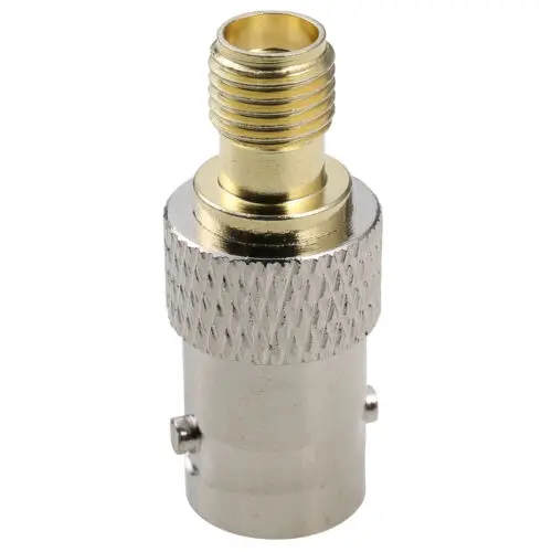 10PCS Copper SMA Female to BNC Female RF Coaxial Coax Converter Adapter Connector For Antenna.