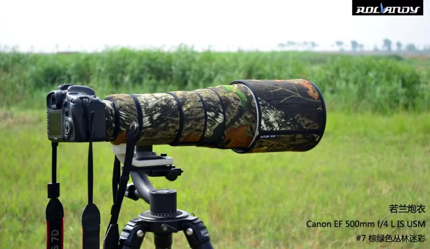 ROLANPRO Osłona przeciwdeszczowa na obiektyw Canon EF 500mm F/4 L IS USM Osłona ochronna na obiektyw Canon Osłona obiektywu — zdjęcie 2