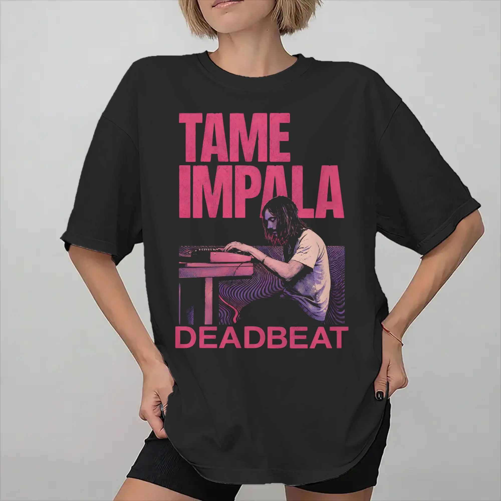 New Arrival Tame Impala Deadbeat Tour 2026 T Shirt For Unisex  Pure Cotton Tee Shirt Short Sleeve Clothing