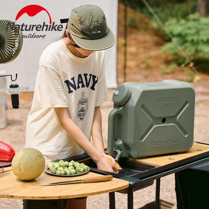 

Naturehike 12/20L Outdoor Water Bucket Large-Capacity Portable Camping Water Bag Container Faucet Water Tank for Picnic Hiking