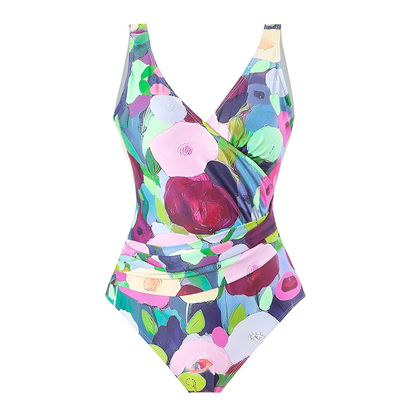 Swimsuit Women 2024 One Piece Swimwear Fruit Printed Backless Swimsuit Bathing Swimming Suit Cover up Female Beachwear Bodysuit