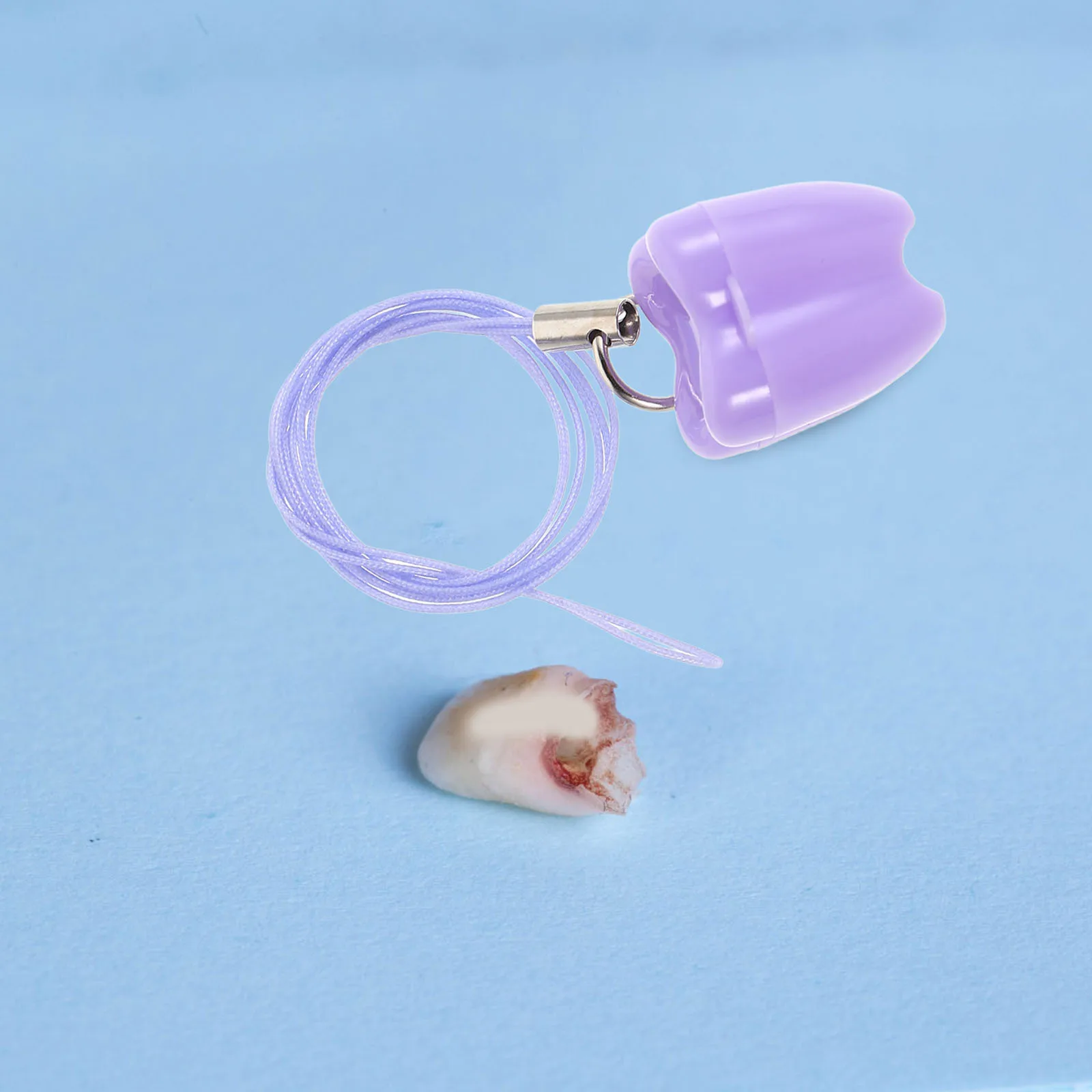 

10Pcs Baby Tooth Keepsake Box Lanyard Versatile Use Tooth Shape Mini Container Ideal Showers Birthdays Baby Boy Keepsake Box