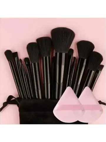 Professional Makeup Brush Set - Soft Fluffy Kabuki & Blending Brushes for Foundation, Powder, Eyeshadow | Beauty Tools Kit