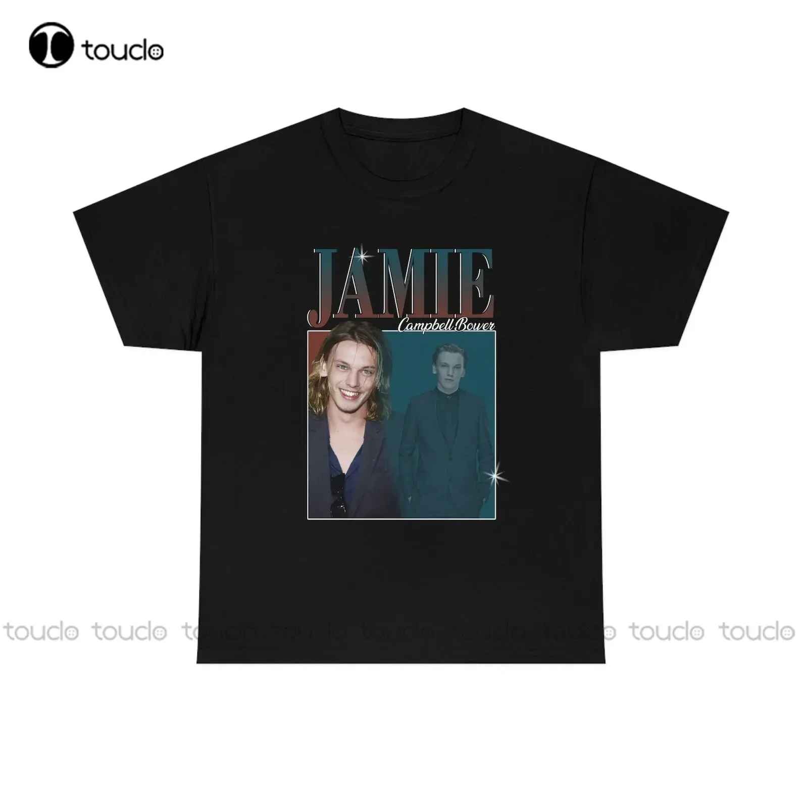 Jamie Campbell Bower Vintage Retro 90S estilo camiseta gráfica camisetas para hombres camisetas divertidas de manga corta Xs-5Xl regalo de Navidad