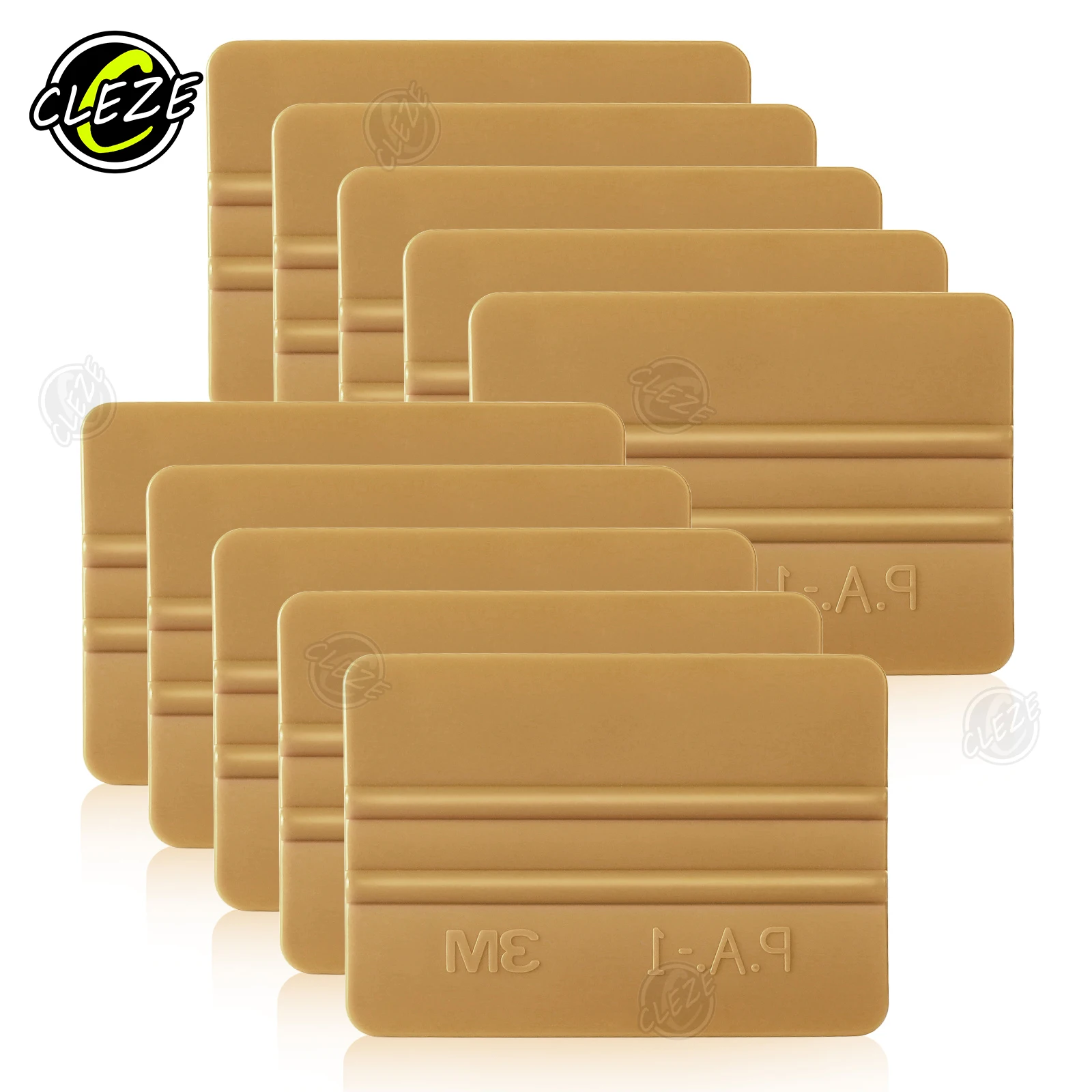 Рисунок 3 - пластиковый золотой скребок виниловая