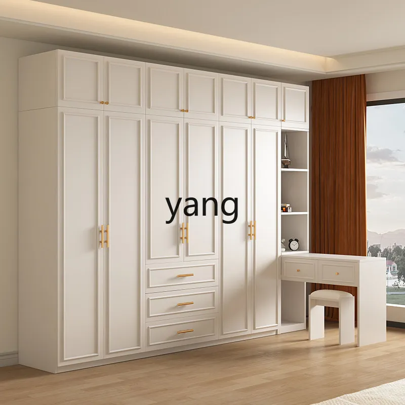 LH dresser cream wind thickened wardrobe bedroom household small apartment finished large wardrobe