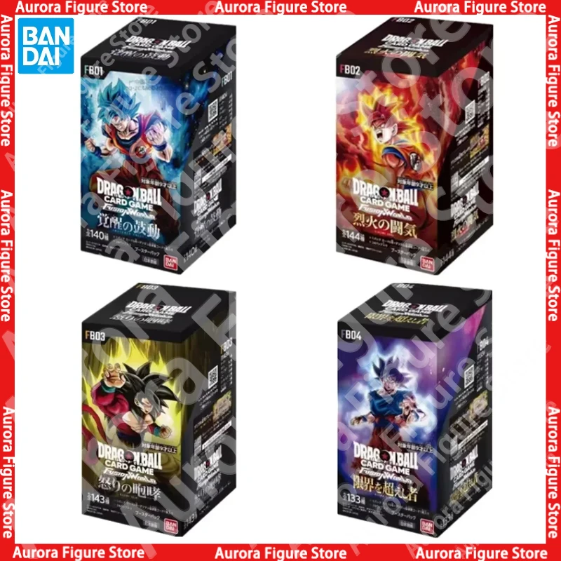 

In Stock 100%Original Bandai Dragon Ball Card Japanese Version FB01 FB02 FB03 FB04 Supplementary Pack Rare Anime Collectible Toy