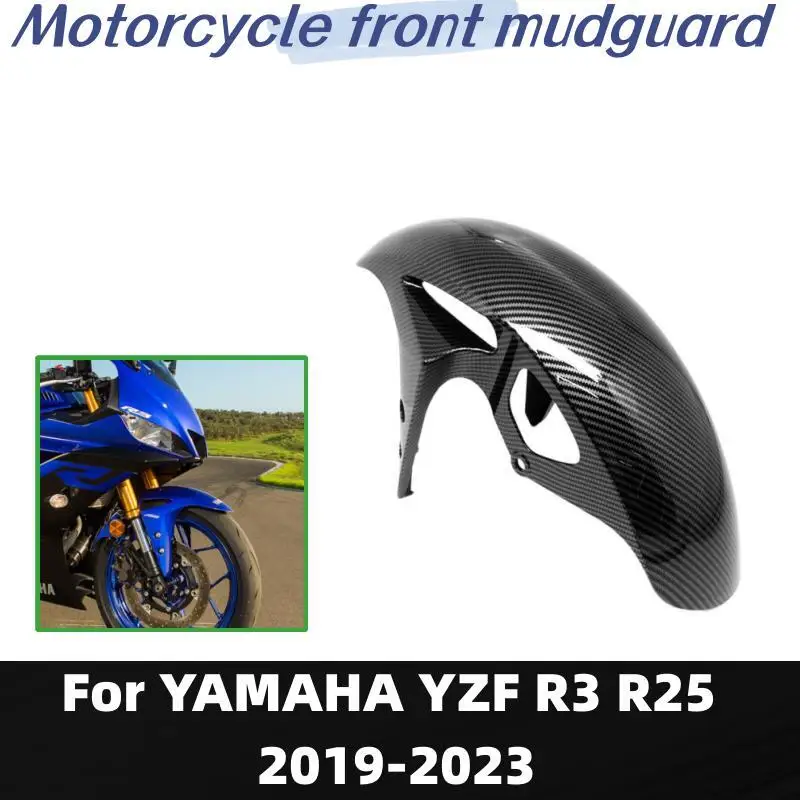 

Motorcycle Accessories Yamaha YZF R25 R3 2019 2020 2021 2022 Front Mudguard Fairing Front Part Tire Splash Cover Front Fender