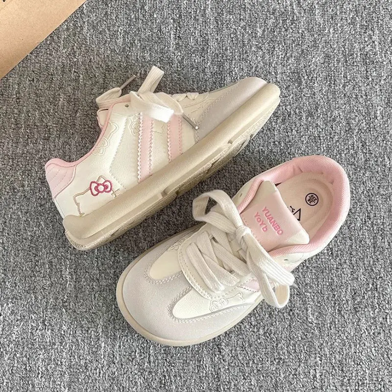 

Women's Casual Thick Bottomed Sneakers Spring Autumn New Style Versatile Student Dequn White Shoes Canvas Low Top Shoes