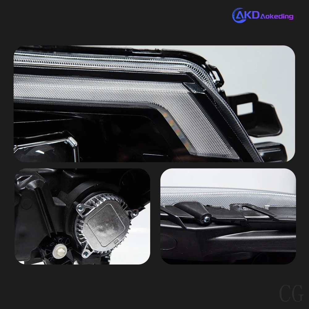 Farol de LED para Navara, Faróis, Carro Styling, DRL Signal Projector Lens, Auto Luzes Acessórios, Luzes, Head Lamp, NP300, 2014-2022