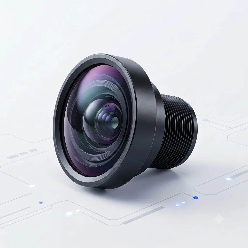 M12 2.1mm 18MP 4K No Distortion Wide Angle Lens with 650nm IR Filter for OpenMV Action Camera Face Recognition Vision System