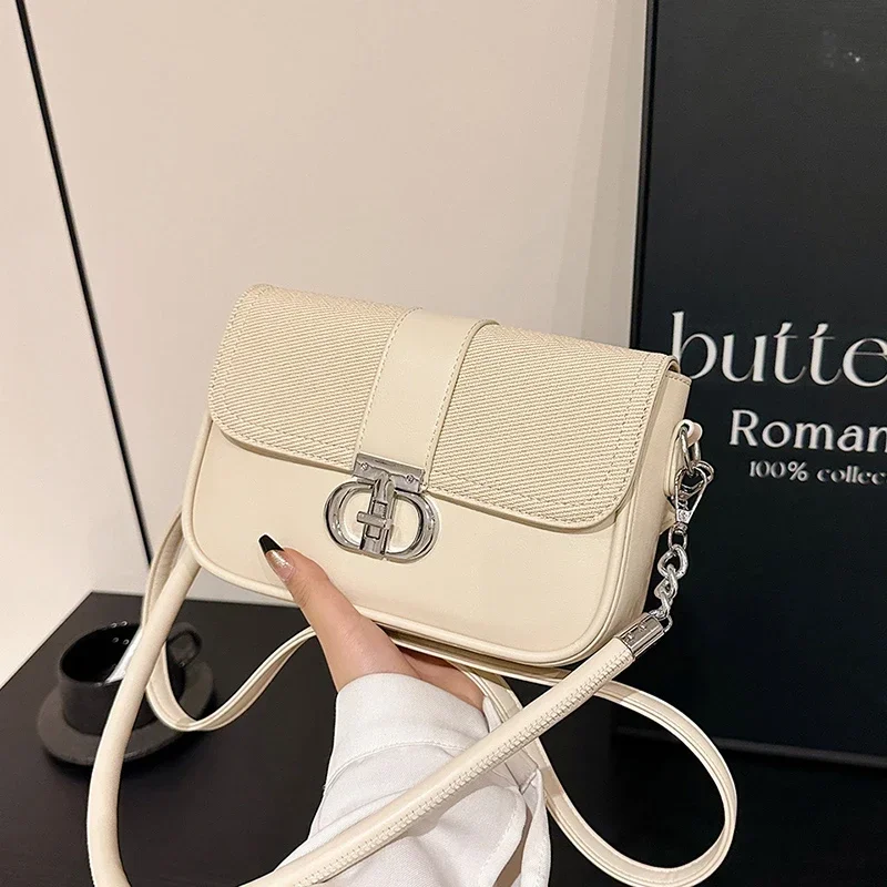 

Trendy Ladies Crossbody Bag Soft Leather Shoulder Handbag Women's Tote Designer Purse Chic Casual Weekend Outfit