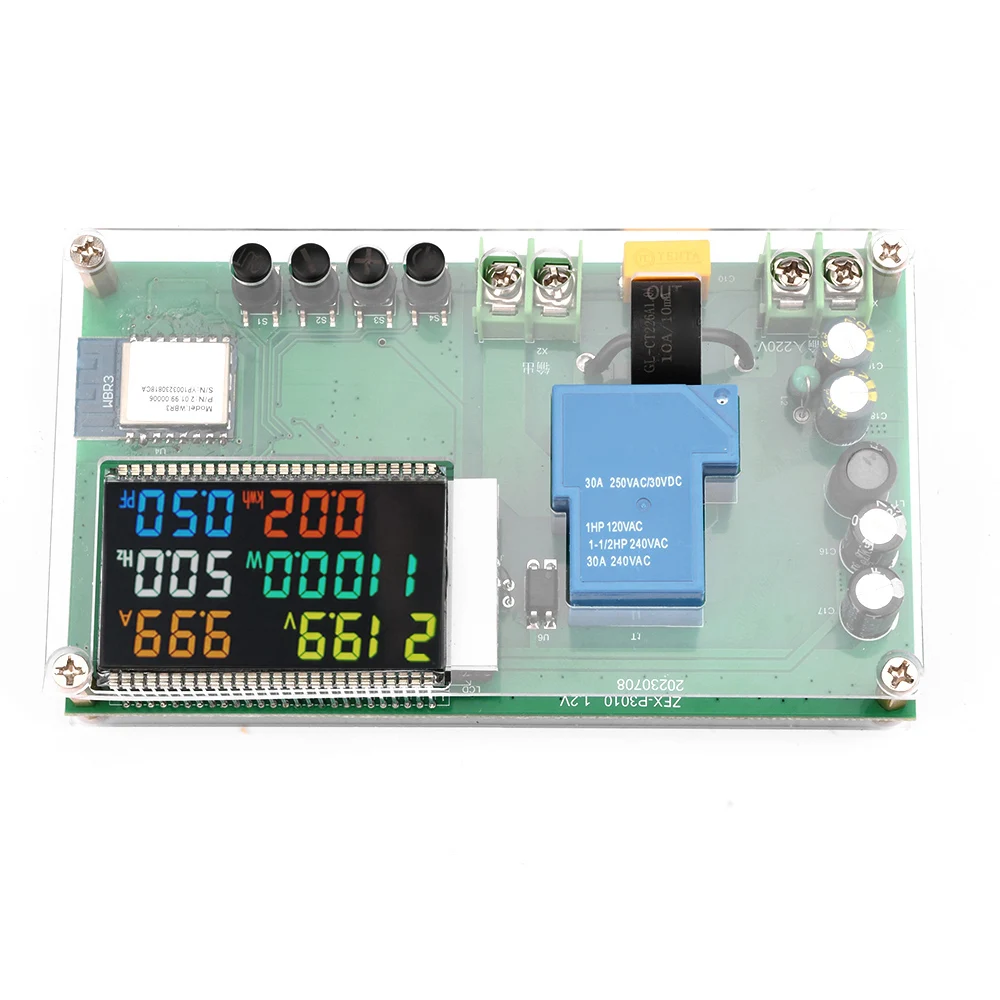 Tuya-Medidor de energía inteligente, dispositivo con WiFi, CA de 220V, Factor de potencia de corriente de voltaje, frecuencia eléctrica activa KWH, Monitor de kilovatios por hora