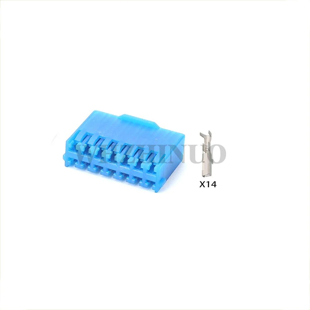 6403-7601  14Way Female Audio Socket Tweeter Plug Auto Automotive Instrument Station Connector