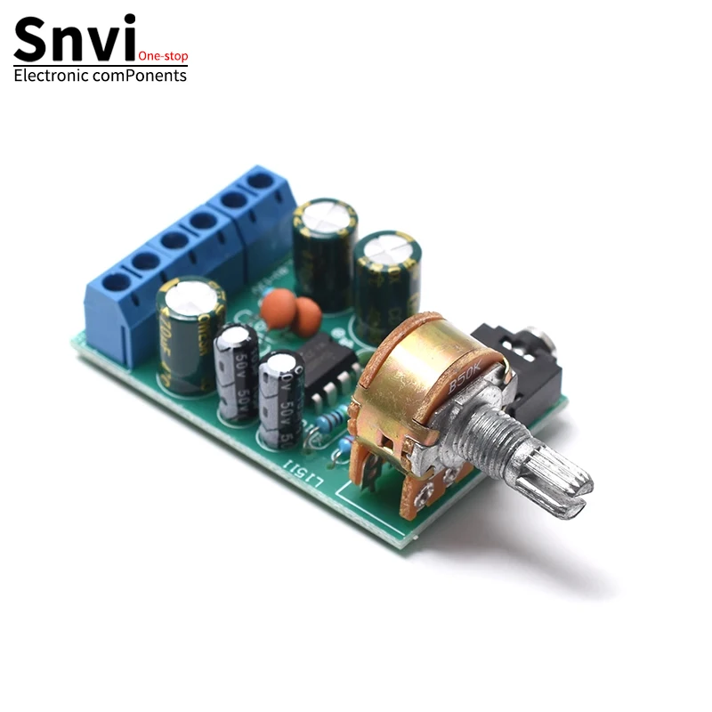 TDA2822M Mini Micro DC Płytka wzmacniacza 2.0 Dwukanałowy moduł wzmacniacza stereo 1,5 W * 2 — zdjęcie 3