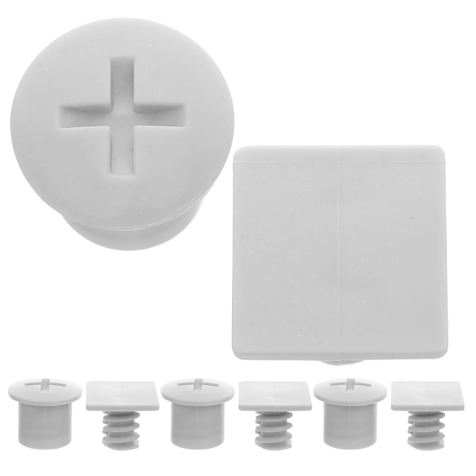4Sets Plastic Screw Caps for Childrens Slides Indoor Playground Safety Enhancement Secure Fit Universal Compatibility Easy
