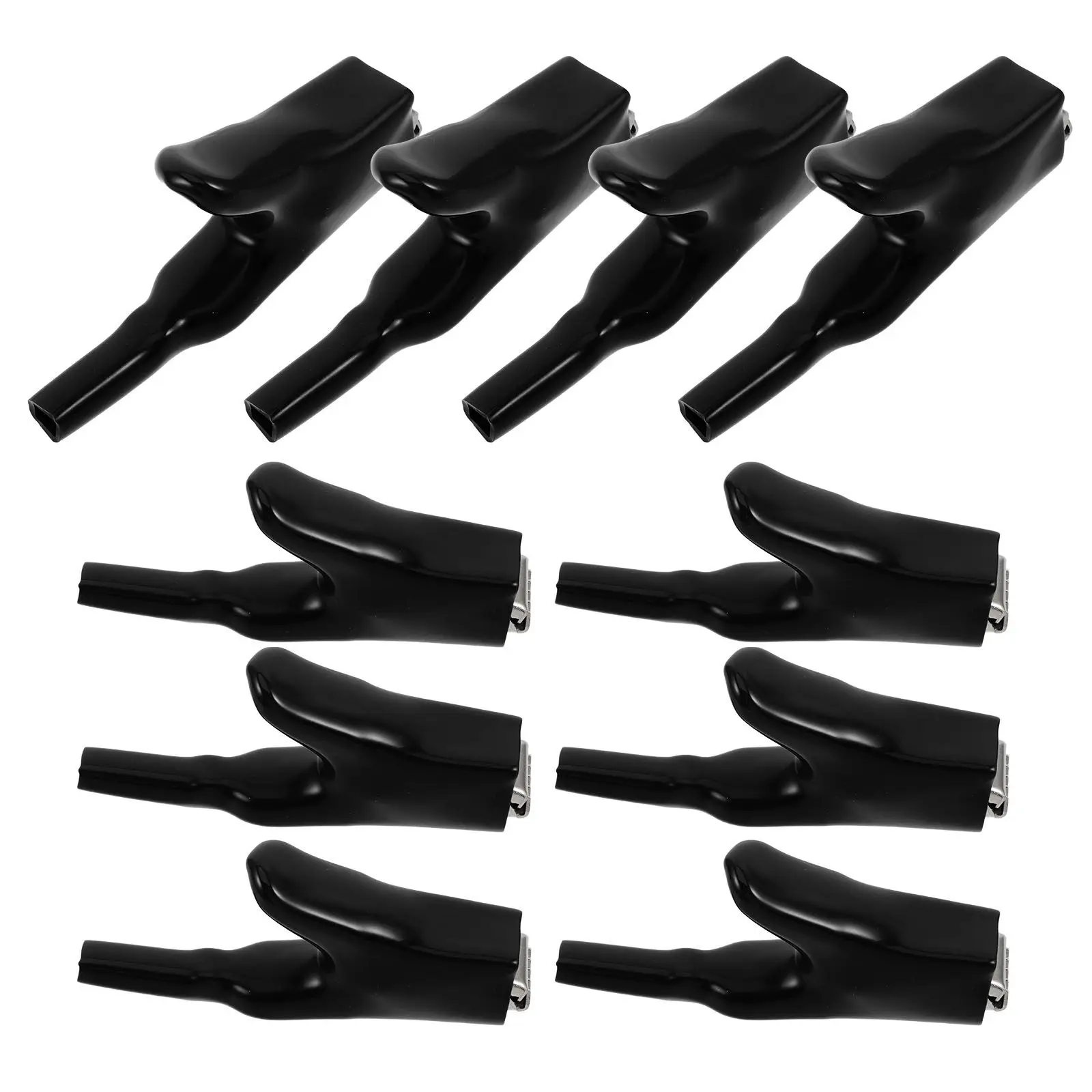 10Pcs Battery Clips Insulated Alligator Clamps Heavy Duty Electrical Connectors High Current Automotive Terminal Test Clips