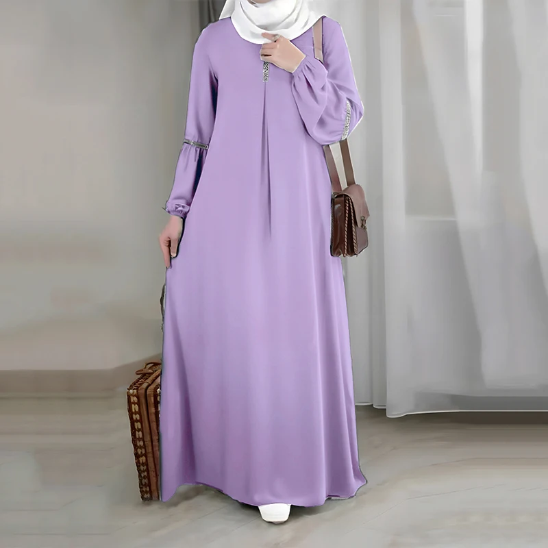 Abaya Arab Fashion Robe Women Dress Casual Long Dress Muslim Clothing