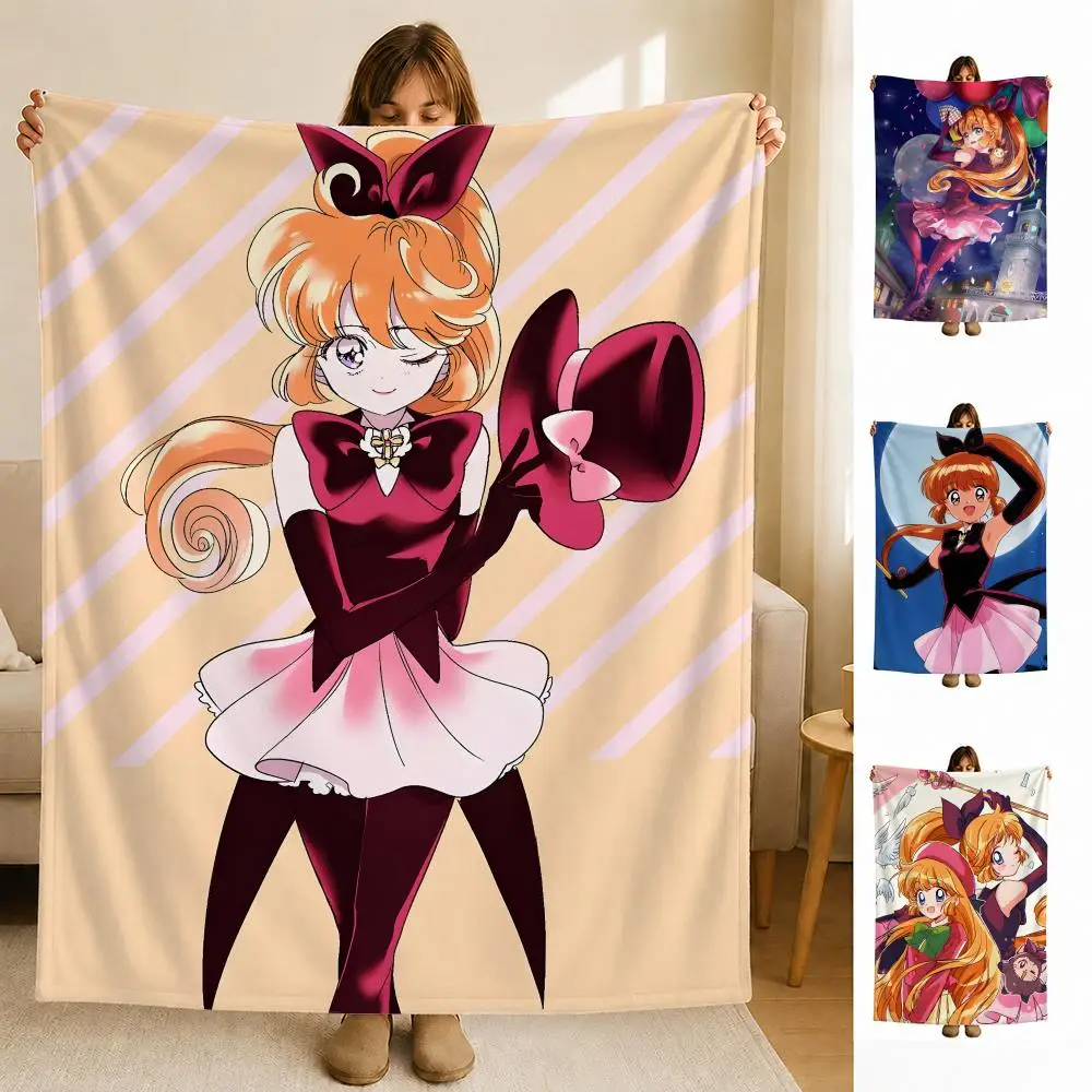 anime S-Saint T-Tail Throw Soft Flannel Blanket for Bed Bedroom Sofa Picnic Throw Skin-friendly Breathable Gift Cover