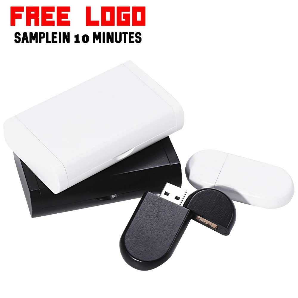 

Wooden Pen Drive 128GB Free Custom Logo USB Flash Drive 64GB Black White Memory Stick 32GB Creative Gift USB Stick 16GB 8GB 4GB