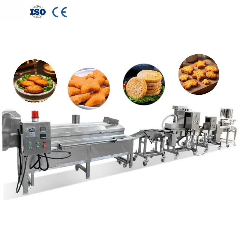 Fully Automatic Meat Patty Production Line Commercial Hamburger Patty Making Processing Equipment