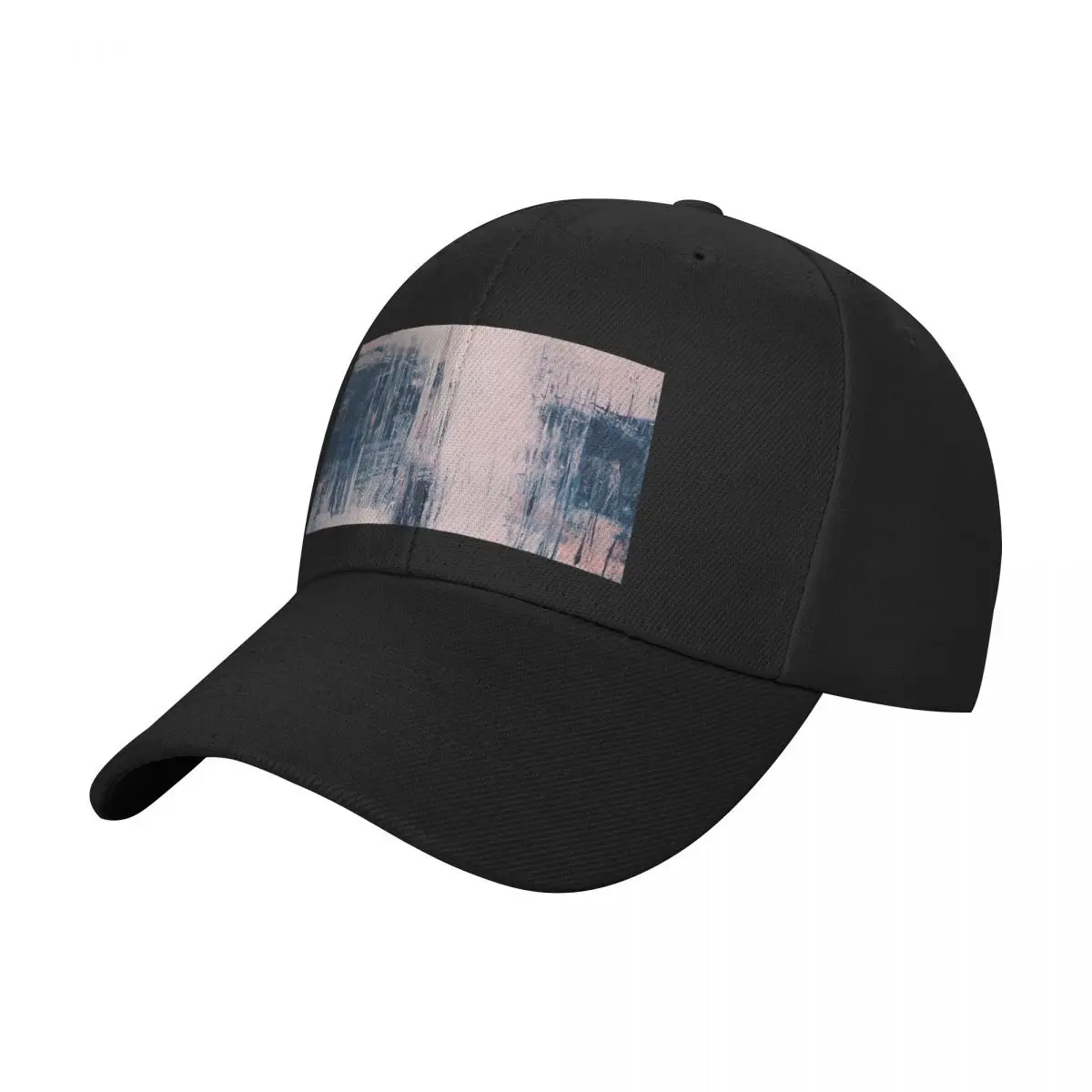 

Pink blush navy abstract Baseball Cap Cosplay Snap Back Hat Uv Protection Solar Hat tea Hat Women's Men's