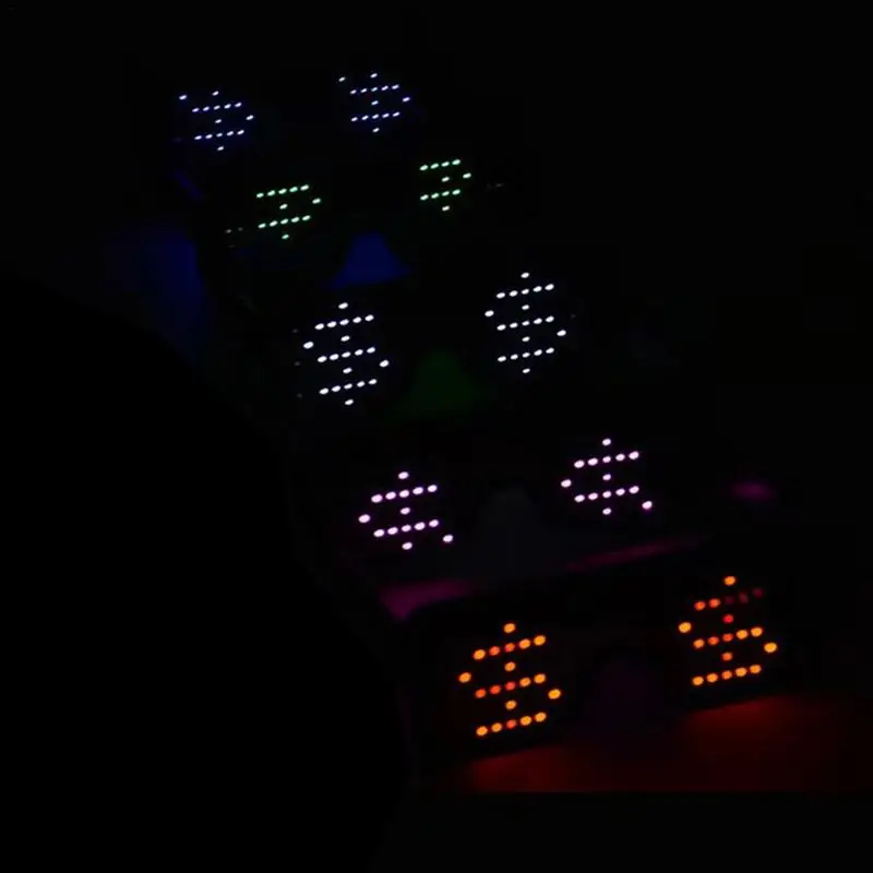 USB Charging LED Lighting Eyeglasses 4 Colors 10 Patterns Luminous Glasses For Halloween Bar KTV