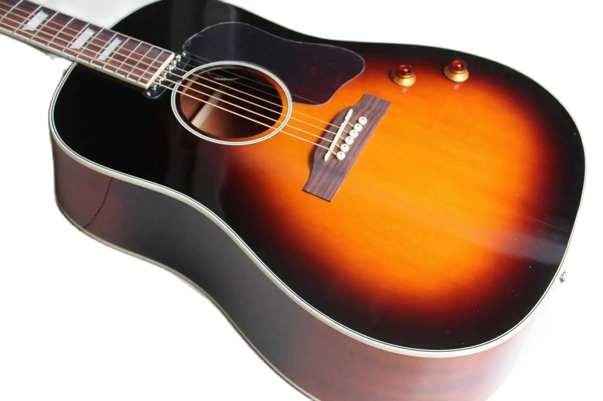 Free Shipping New J160 Acoustic Electric Acoustic Guitar In Vintage Sunburst 120110