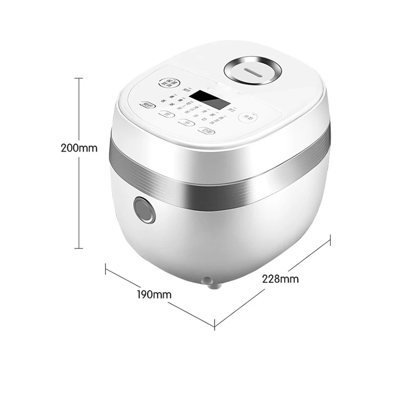 Rice Cooker Mini Smart Electric Rice Cooker Home 1.6L Multifunction Reservation Kitchen Appliance 350W Dormitory Available