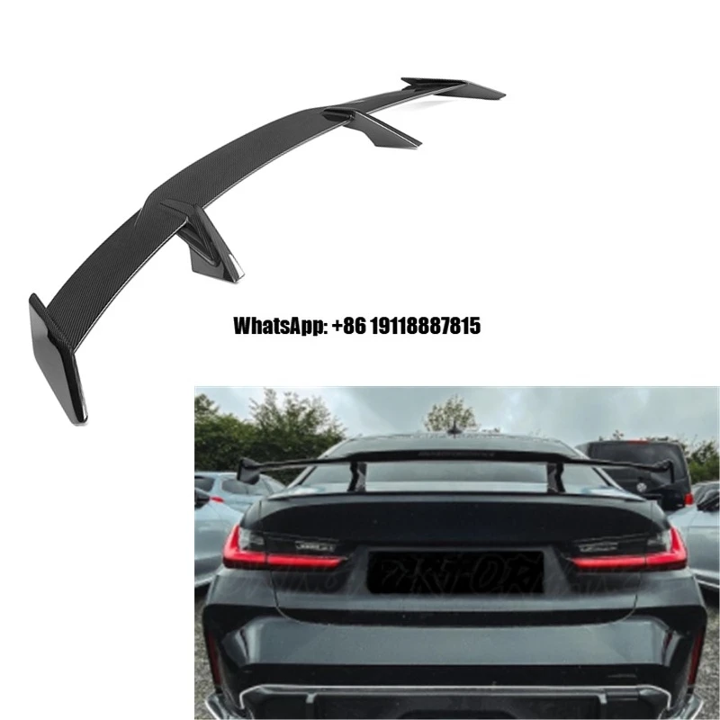 

Dry Carbon Fiber Spoiler for BMW M4 G82 G83 2-Door 2021+4-door M3 G80/ Rear Spoiler Wings MP Style Rear Spoiler