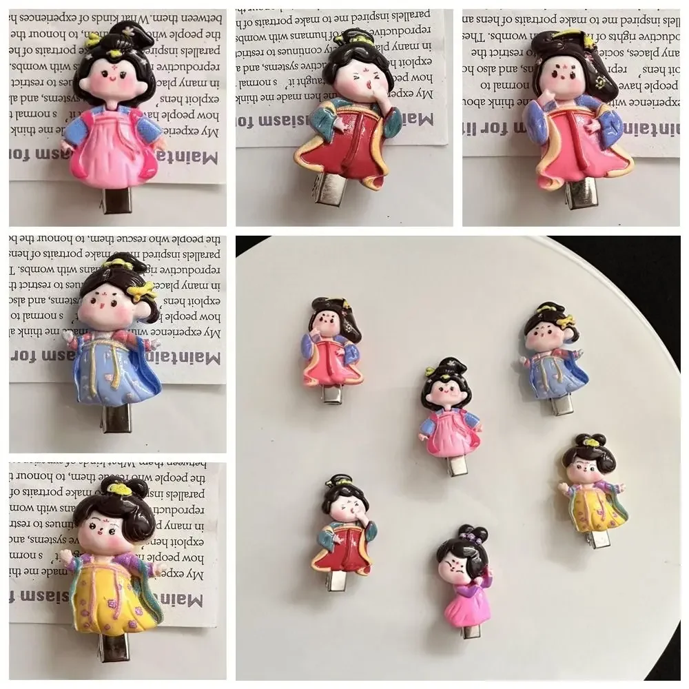 Tang Dynasty Chinese Style Hairpin Imperial Concubine Tang Suit Hair Clip Hanfu Headwear Girl Hair Accessories Duckbill Clip