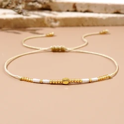 1PC Bohemian style date-shaped beads Japanese high quality Miyuki beads bracelet, suitable for women's daily wear