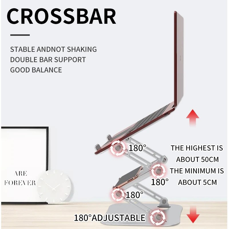 Three Layer Standing Office Stand  Notebook Bracket Computer Phone Holder Aluminum Alloy Adjust The Cooling Bracket for Macbook