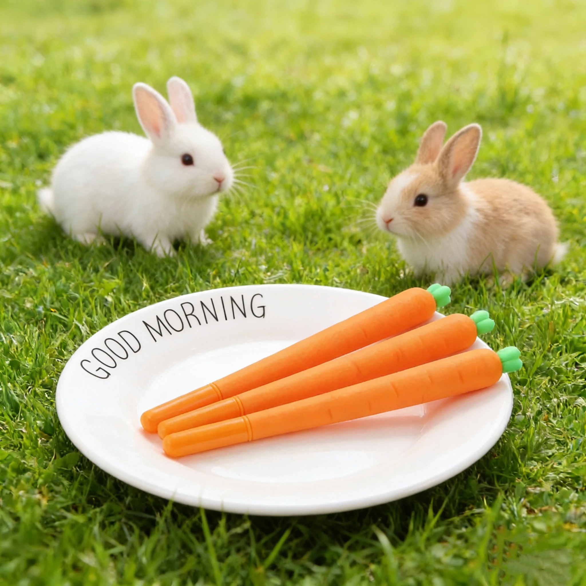 

Cute cartoon-style simulated carrot gel pen, a creative student stationery item, perfect for festivals, birthdays, and parties