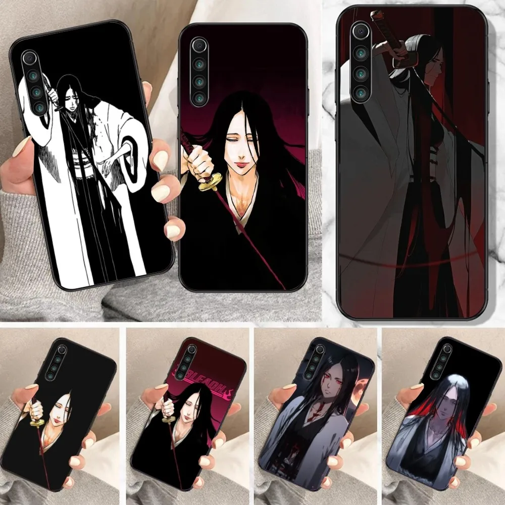 Bleach Unohana Mobile Cell Phone Case for Xiaomi Mi 13 12 12S 12T 11T 10T 9T Lite Pro Ultra Poco F3 F4 F5 X4 GT Black Cover