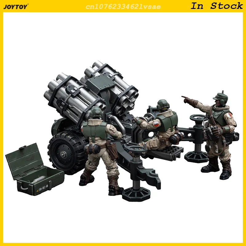 JOYTOY Astra Militarum Ordnance Team with Malleus Rocket Launcher 1/18 Action Figure Warhammer 40K Anime Mobile Soldier Toy Gift