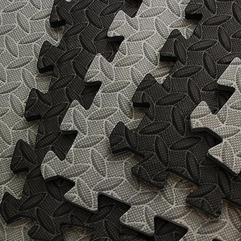 6/12 Piece Fitness Foam Mat Gym Floor Protection Interlocking Anti Skid Mats for Home Fitness Equipment Waterproof Fitness Mat
