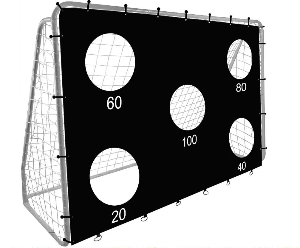 Portable 7-foot X 5-foot Iron Pipe PE Net Quick Assembly for Children's Gardens, Courtyards and Parks