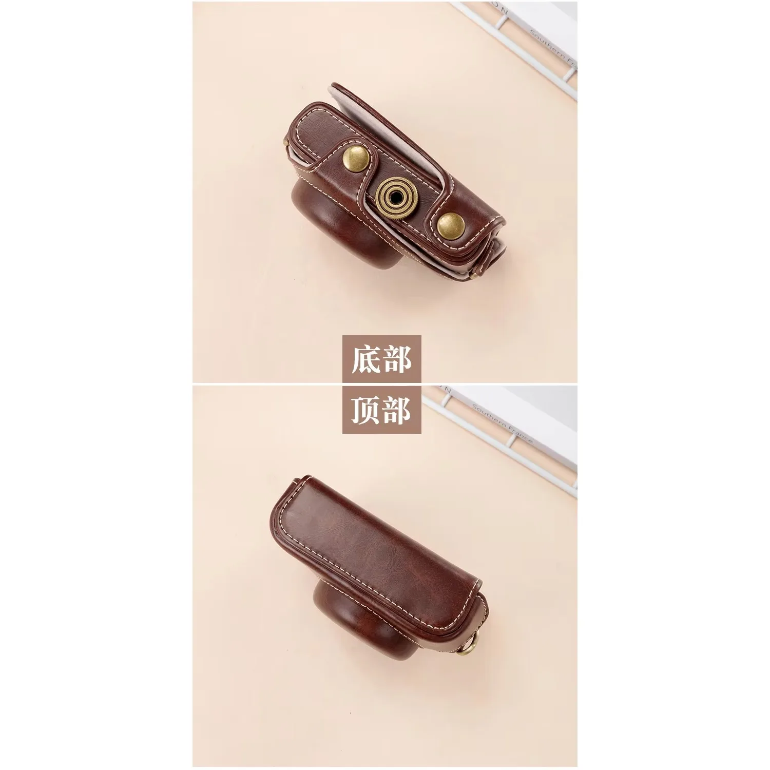 Camera Case Bag, For Sony RX100M6 RX100 M2 M3 M4 M5A M5 Pu Leather Protective Case Anti-fall Scratchproof  Storage Crossbody Bag