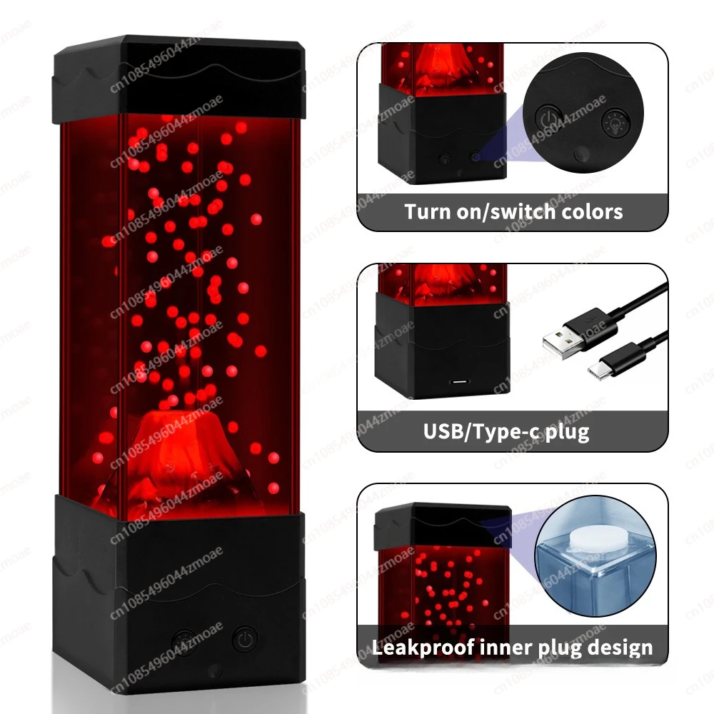 9-Inch Lava Volcano Prop – Erupting Effect Decoration for Parties, Hawaiian Luau & Themed Events