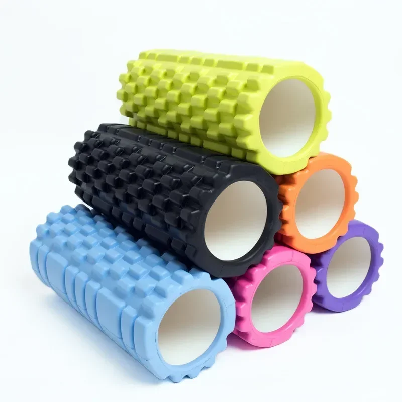 1Pcs Mini Size Mini Size Gym Fitness Yoga Column Foam Roller Pilates Yoga Exercise Back Muscle Massage Roller Soft Yoga Block