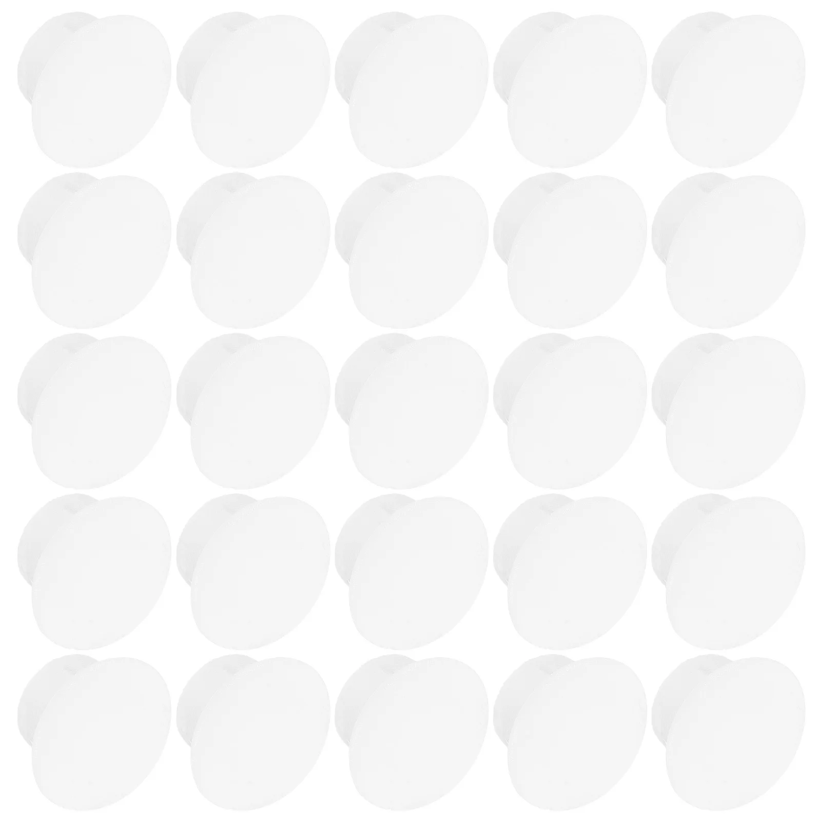 

100pcs Plastic Hole Plugs Screw Hole Covers For Furniture White Round Caps Dust Water Protection Bumper Door Shelf Cabinet