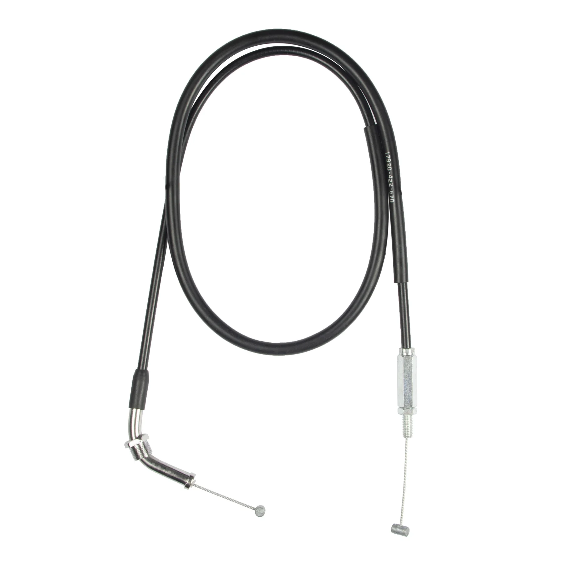 MotoMaster 17920-422-670 Throttle Cable B (CLOSE) for Honda CBX 1000 (1978-1983)