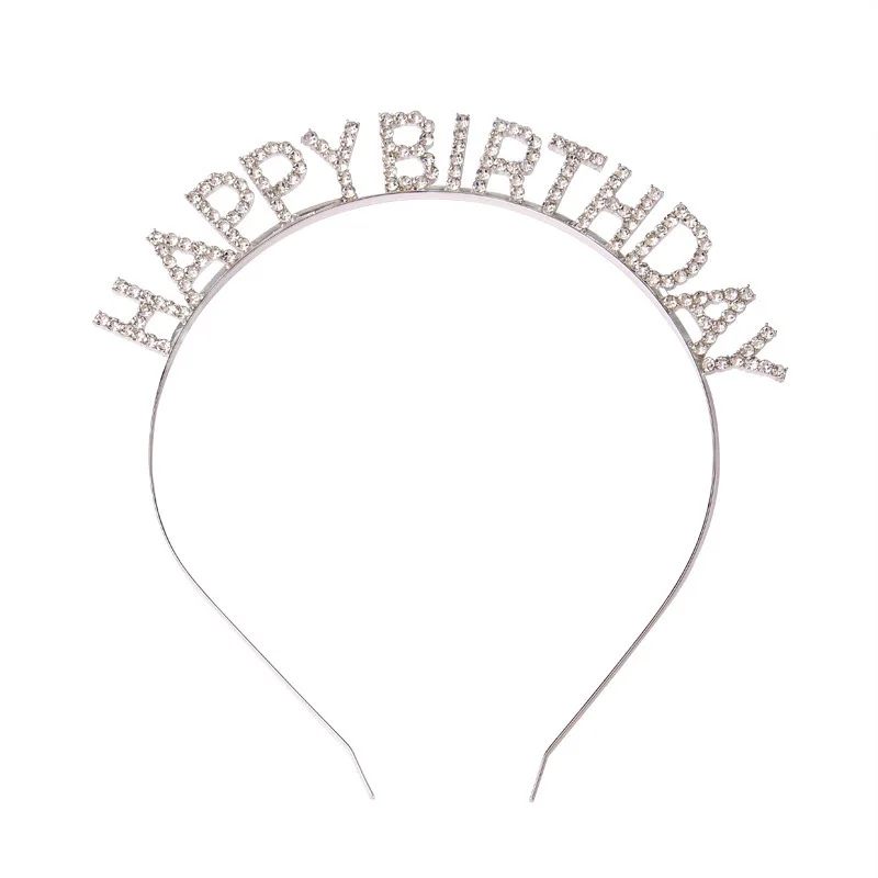 A Must For Birthday Parties! Letters Happy Birthday Headband Crown, Make You The Focus Of the Party Fashions DIY Decorations