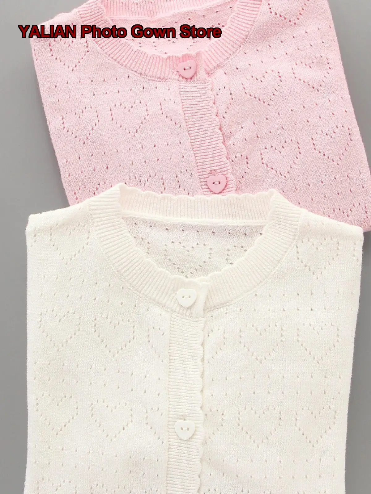 Girls Knit Cardigan Thin Air-Conditioning Top 2026 Spring Summer Stylish Long-Sleeve Sun-Protection Top Pure Cotton Long Sleeves