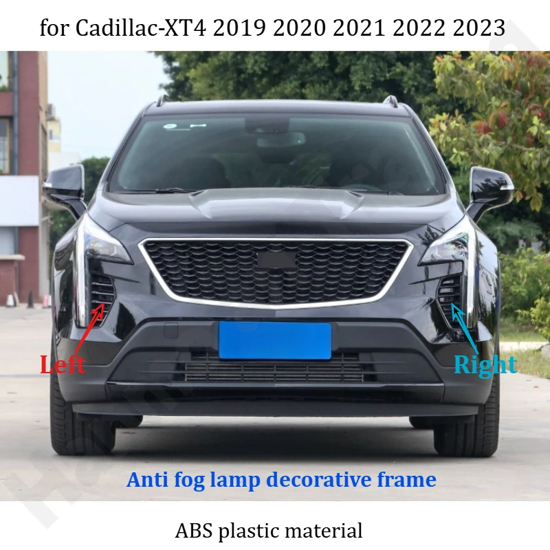 

for Cadillac-XT4 2019 2020 2021 2022 2023 Front fog lamp frame/perforated fog lamp cover/modified accessories