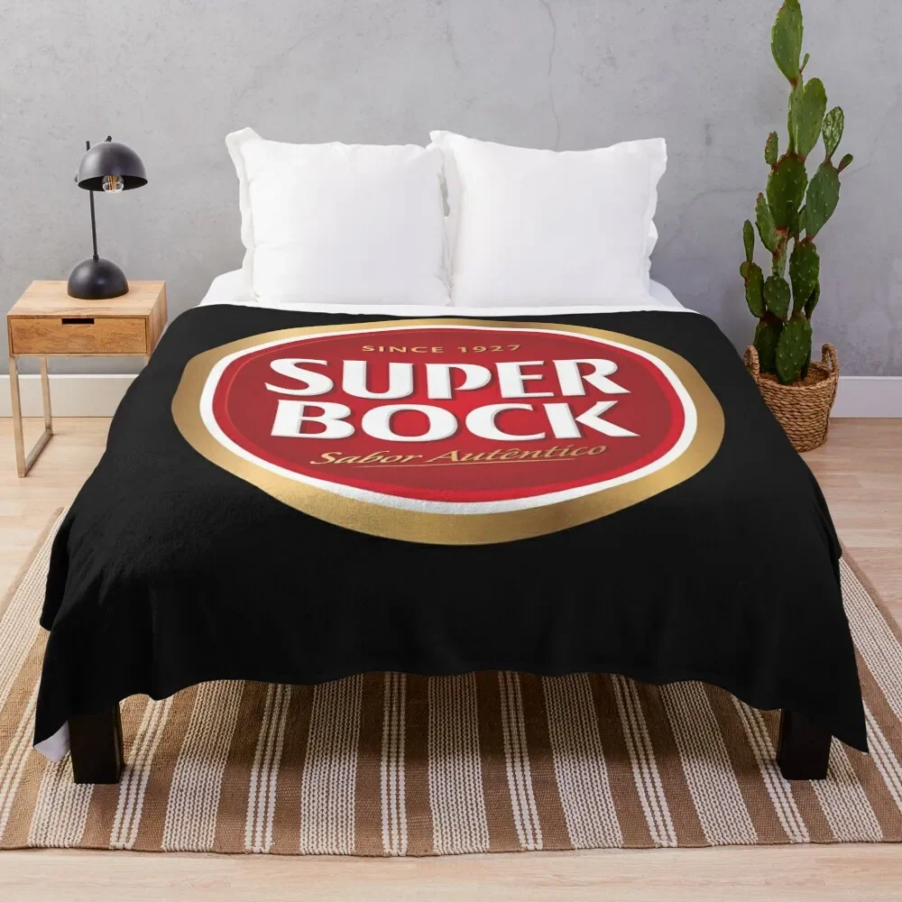 

Super bock since logo Throw Blanket Portable Lightweight Blanket for Travel Camping