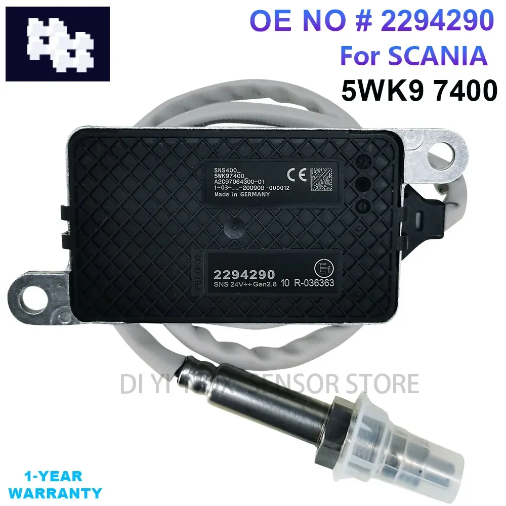 2294290 5WK97400 2064768 2247380 2296800 Original New Nitrogen Oxide Sensor Nox Sensor For Scania Engine Truck Euro6